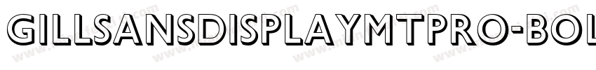 GillSansDisplayMTPro-Bold 语言英文字体转换